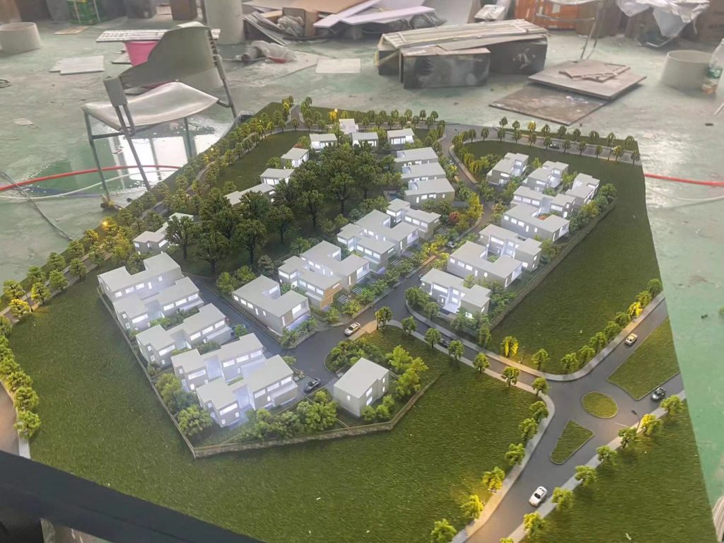 3d led lighting model house building for future development